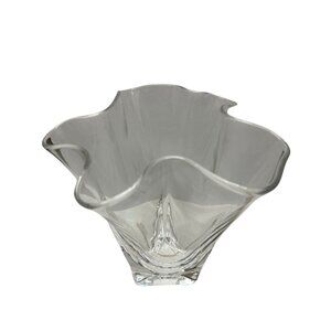 Steuben Signed Handkerchief Vase